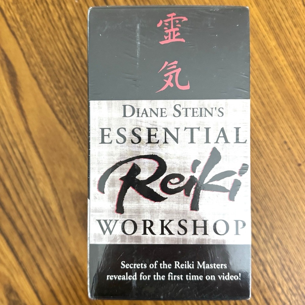 Diane Stein Essential Reiki Workshop VHS 4 Tape Set 1998 Crossing Video SEALED
